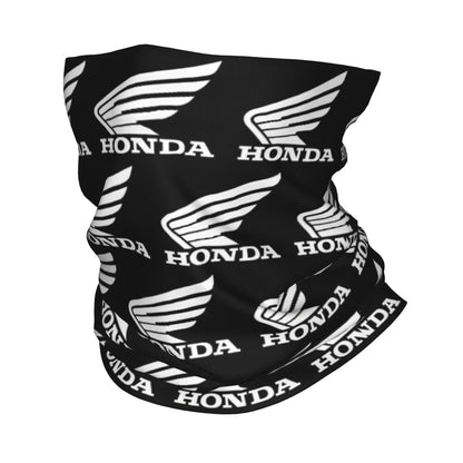 Custom H-Hondaes Motorcycle Rider Winter Headband Neck Warmer Women Men Ski Running Tube Scarf Moto Face Bandana Gaiter 14 Bandana