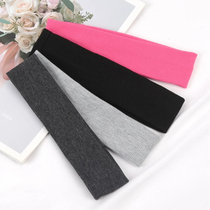 New Unisex Headband Sports Elastic Running Hair Bands Yoga Hairband Women Men Fashion Makeup Hair Hoop Headwrap Hair Accessories