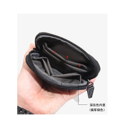 Japanese Style Casual Coin Pouch Nylon Cloth Mini Purse Waterproof Men Coin Purse Small Cute Wallet Cute Purse Clutch Bag