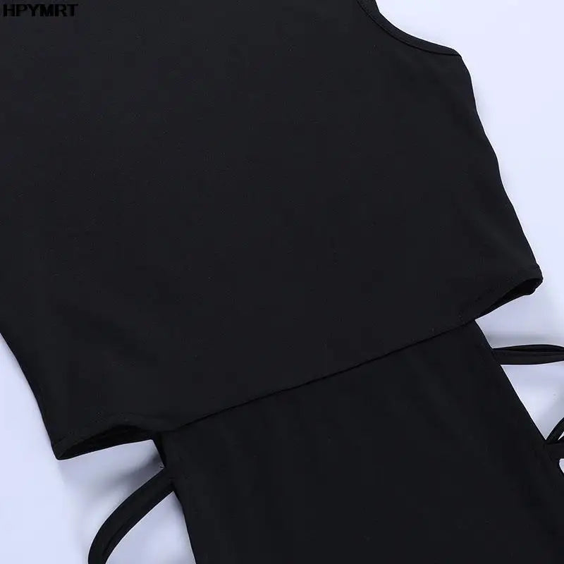 Long Black Dress Woman Round Neck Slim Bodycon Dresses New Summer Midi Dresses Sexy Dress For Party White Black Dresses Women