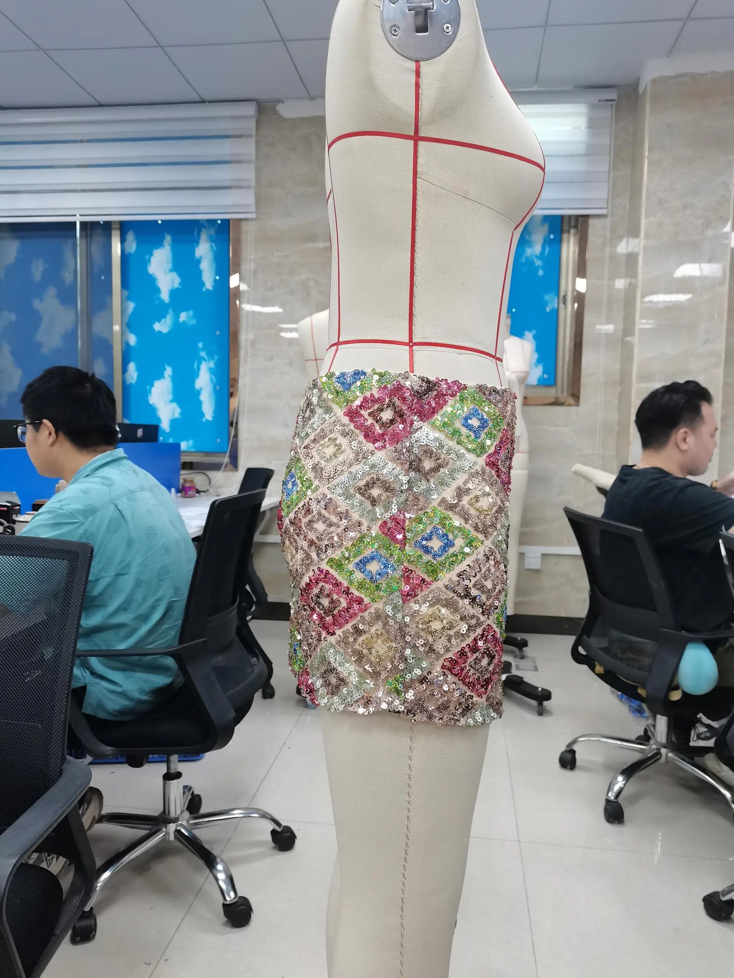 hirigin Women Y2K Sparkly Sequin Mini Skirt Side Tie-up Low Waist Pencil Skirt Glitter Festival Rave Short Skirts Party Clubwear