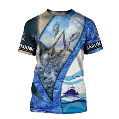 2024 New Men's T-Shirts Short Sleeve Tops Summer Clothing Fishing Graphic Shirts Men Dress Streetwear O-Neck Pullovers 5XL Tee C01-TXKY-221009-11