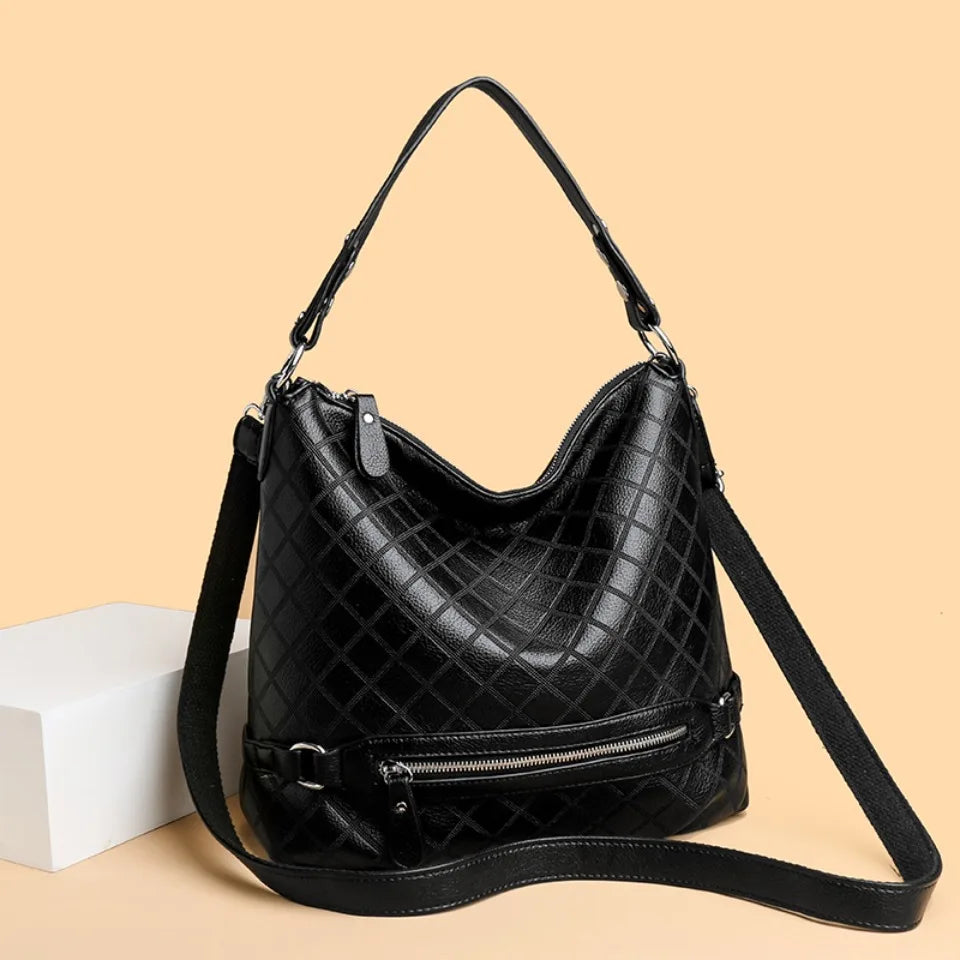 Genuine Brand High Quality Leather Casual Tote Luxury Handbags Women Bags Designer Shoulder Underarm Bags for Women Bucket Sac