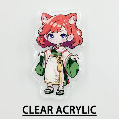 Custom Acrylic Brooches Popular Fashion Clothing Bags Accessories Kids DIY Personalized Design women fathers day gifts Pins Clear Brooch