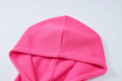 Leosoxs Women Casual Two Piece Pants Set Y2K Long Sleeve Mini Sweatshirt Cardigans Hoodies Tops+ Pant Tracksuits Fashion Winter