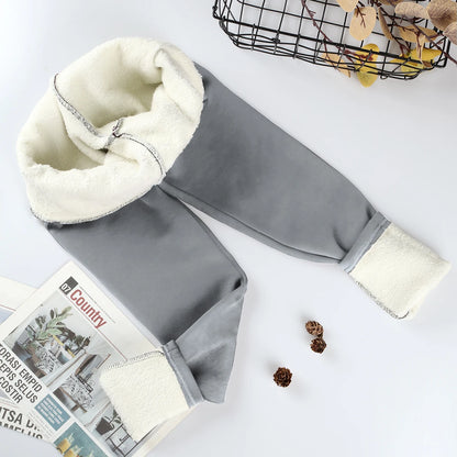 Velvet Winter Leggins Womens Solid Color Thick Pants Warm Velvet High Waist Solid Color Outdoors Casual Classic Leggings Grey