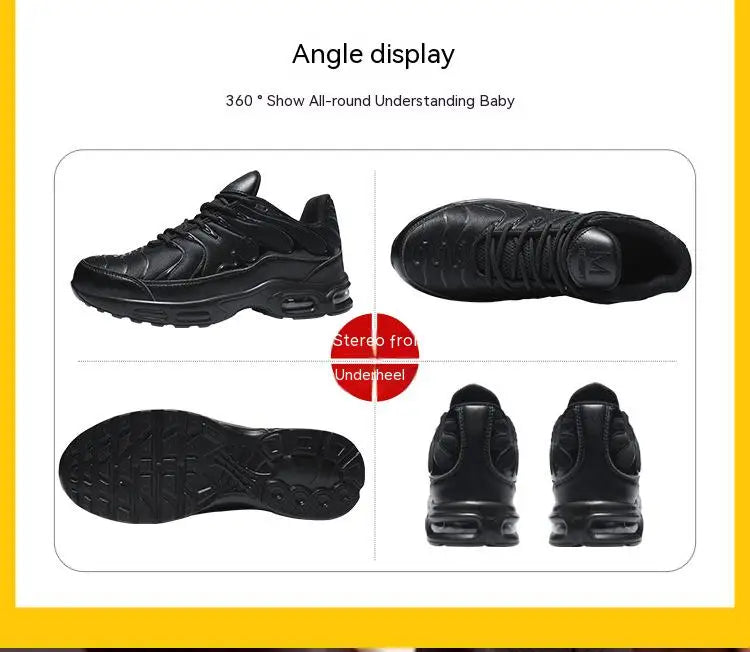 Sport Air Cushion Reflective Work Safety Boots Anti-smash Fashion Safety Shoes Steel Toe Sneaker Man Puncture Proof Work Shoes - Badiee Stylez