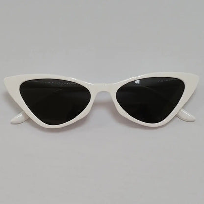 2024 Luxury Band Fashion Y2k Sexy Cat Eye Sunglasses Women Men Designer Snake Sun Glasses Gradient Shades Uv400 Oculo Eyewear B-White