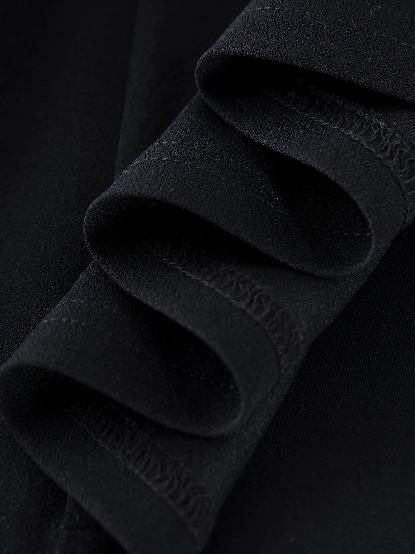 DUSHU Women Autumn Long SLeeve Dresses Office Lady Temperament Polo Neck A-LINE Long Dress Fake Two Patchwork Dress 24DS83358