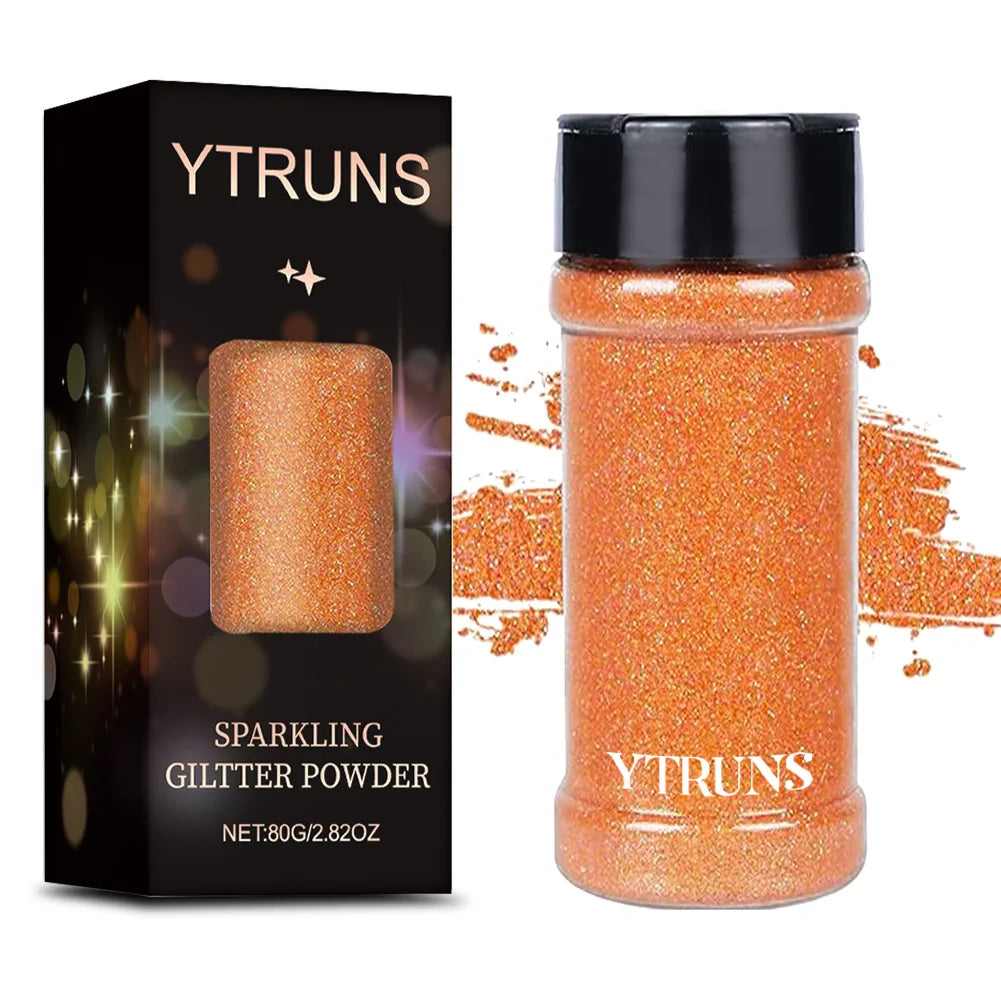 Laser Glitter Powder, 80g, 6 Colors, for Nail Art, Crafts, Candle Making, DIY Projects, Fine Glitter for Precise Designs 02