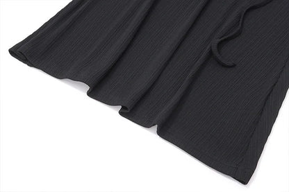 Sexy Black Dresses Autumn New Women Mini Dresses Streetwear Fashion Folds Long Sleeves V-Neck Dress Casual Slim Elegant Clothing
