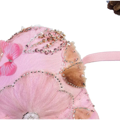 Flower Embroidery Bead Fish Bone Suspender Women Bra Sexy Exposed Waist Metal Buckle Top Party Vacation Female Tops 2025 Summer