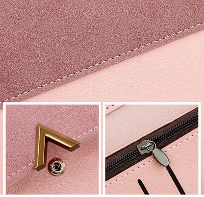 Long Purses For Women Wallet New Fashion Long Coin Purse Card Holder Small Ladies Wallet Female Hasp Mini Clutch billetera bolas