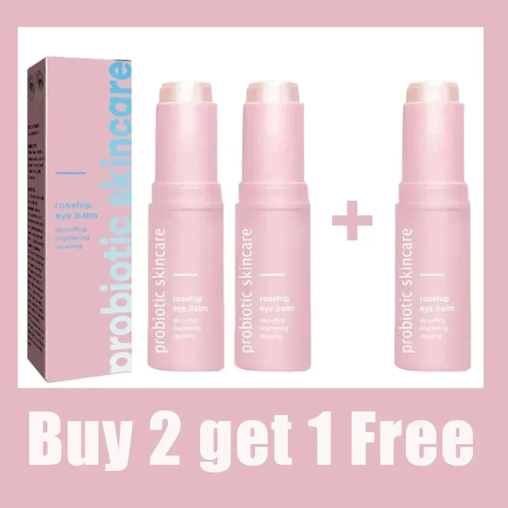 Women Extra Renewing Rosehip Eye Cream For Face Lifting Moisturizing Balm Stick Anti-Puffiness Remove Dark Circle Eye Care Buy 2 get 1 free