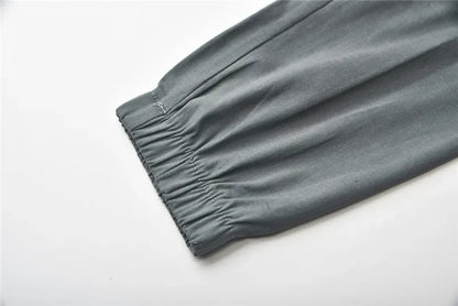 2022 New Solid Jogger Women's Cargo Pants Multi-Pocket Drawstring Elastic Waist Women Sports Pants Streetwear Casual Long Pant Badiee Stylez