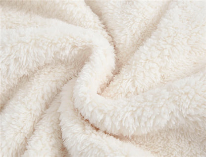 Girls woolen hooded coat solid color zipper coat children's winter clothes