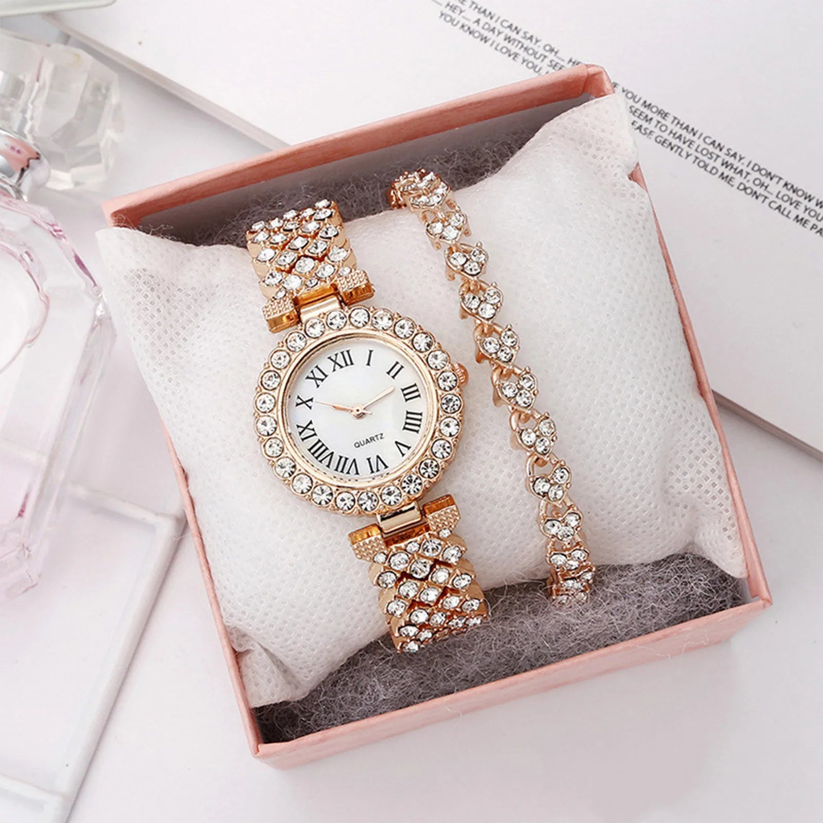Watch For Women Watches 2025 Best Selling Products Luxury Watch Luxury Brand Reloj Mujer Watch Bracelet Set Diamond Steel Band