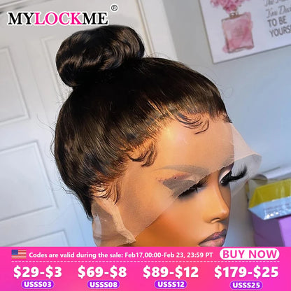 360 Full Lace Frontal Wig 13x6 Straight Glueless Lace Front Wig Brazilian Human Hair Wigs For Black Women 13x4 Lace Wig NEW 5x5 glueless wig france