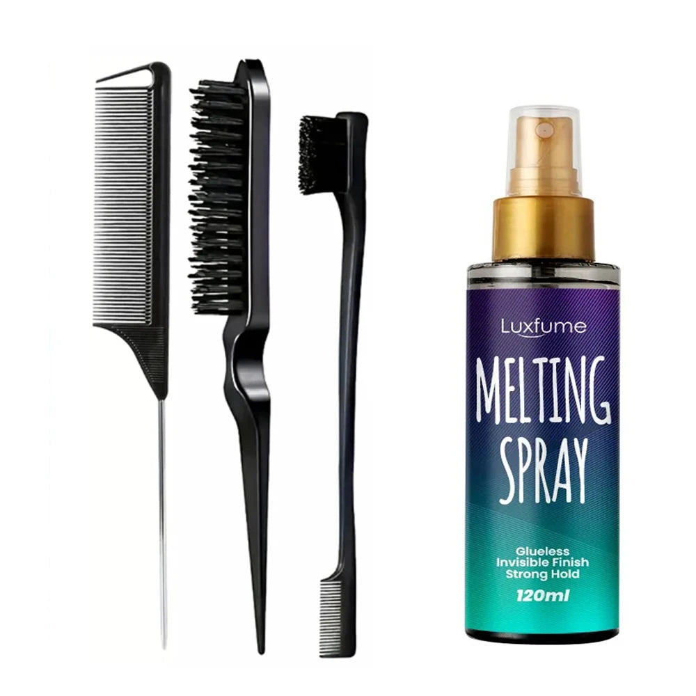 Lace Melting Spray, Lace Wig Melting Spray ,Strong Natural Finishing Hold, Wig Melting Spray & Hair Adhesive for Wigs,Wig Adhesi