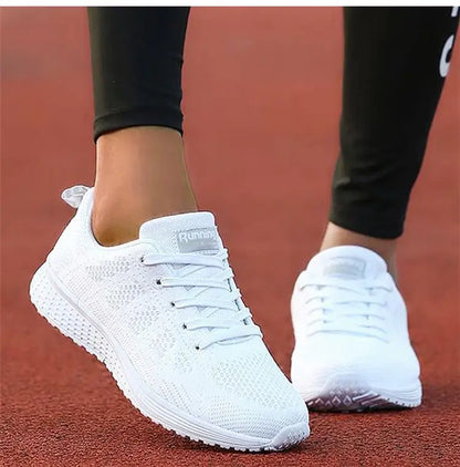 Fashion 2025 New Women's Sneakers Platform Shoes Woman Plus Size Casual Sneaker Woman Lace Up Female Sneakers Tenis Feminino Badiee Stylez