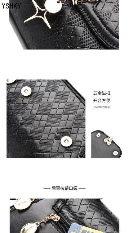 Women tote handbag bag  for women shoulder bag  sac a main femme luxury designer Genuine leather women's bag Bow Bucket bag Badiee Stylez