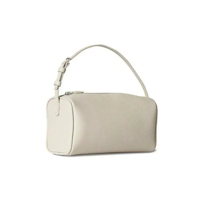 VIELINE Women's Pencil Bag Pillow Bag Genuine Leather Underarm Hobo Bag Day Clutches Ladies Simple Design Mini Purse