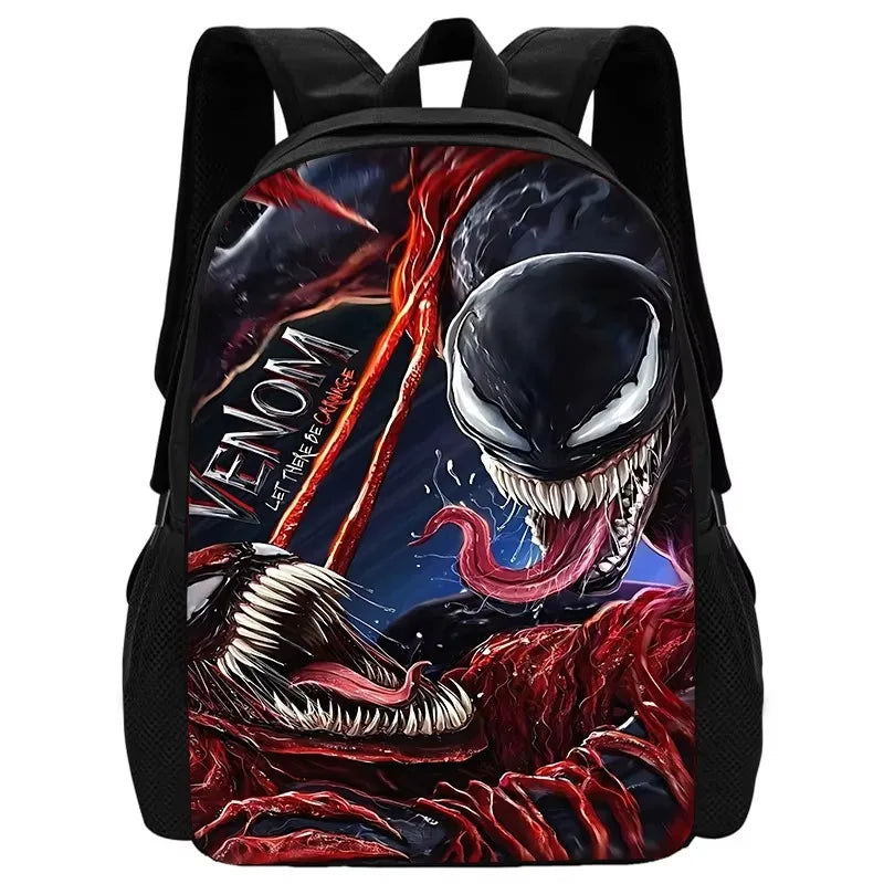 Marvels V-venoms Child School Backpack with Lunch Bags ,Pencil Bags ,School Bags for Boys Girls Best Gift XHOO1-SB-102-A7