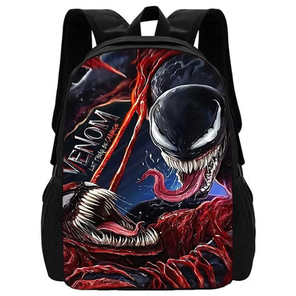 Marvels V-venoms Child School Backpack with Lunch Bags ,Pencil Bags ,School Bags for Boys Girls Best Gift XHOO1-SB-102-A7