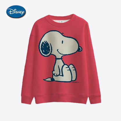 Mickey Mouse Print Women Hoodies Sweatshirts Streetwear Cute Oversized Hoodies Pullover Cropped Hoodies Females Y2k