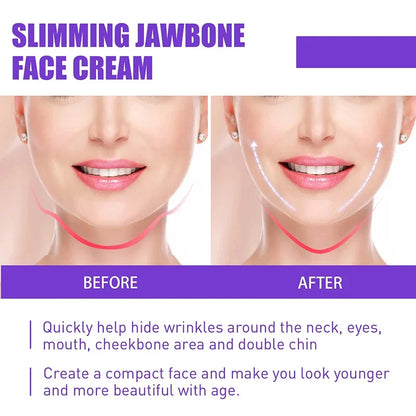V Face Slimming Cream Enzyme Massage Cream Firm Face Lift To Remove Masseter Double Chin To Lighten Neck Line Fat Burning Cream