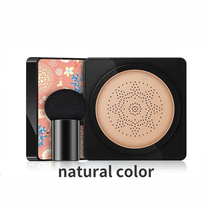 BB Air Cushion Base Foundation with Mushroom Head CC Cream Moisturizing Hydrating Concealer Makeup Brighten Skin Tone Cosmetics B-natural color