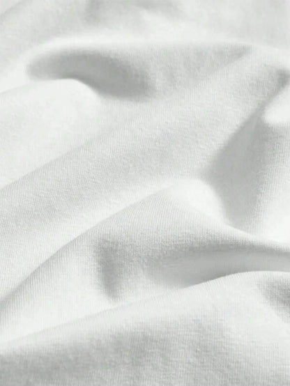 Plus Size Fashion Essential Oversized White MILANO 96 Tee for Effortless Style