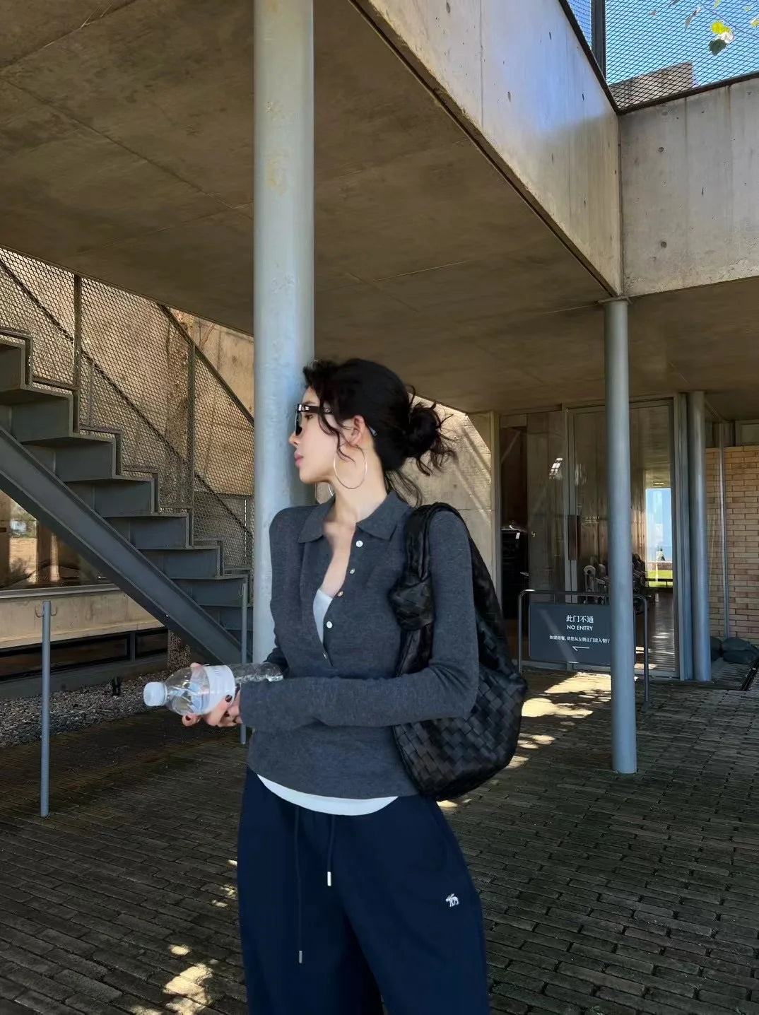 Tonngirls Korean Style Knit T Shirt Women Long Sleeve Skinny Streetwear Pullovers Fake Two Pieces Tops Fashion Autumn Winter Top