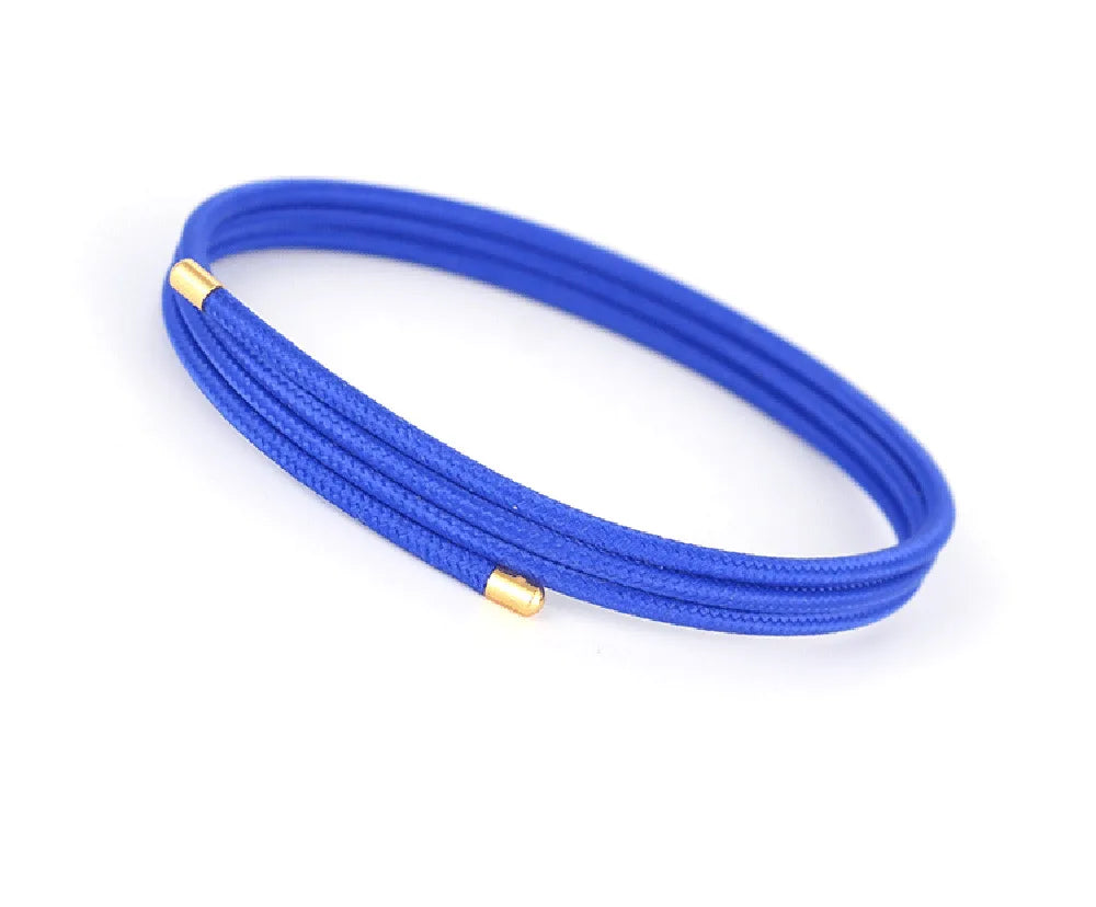 5pcs/Lot Multicolor Magnetic Rope 27cm 51cm 58cm Adjustable Magnet Milan Rope Bracelet  Necklace DIY Jewelry Making Accessories Badiee Stylez
