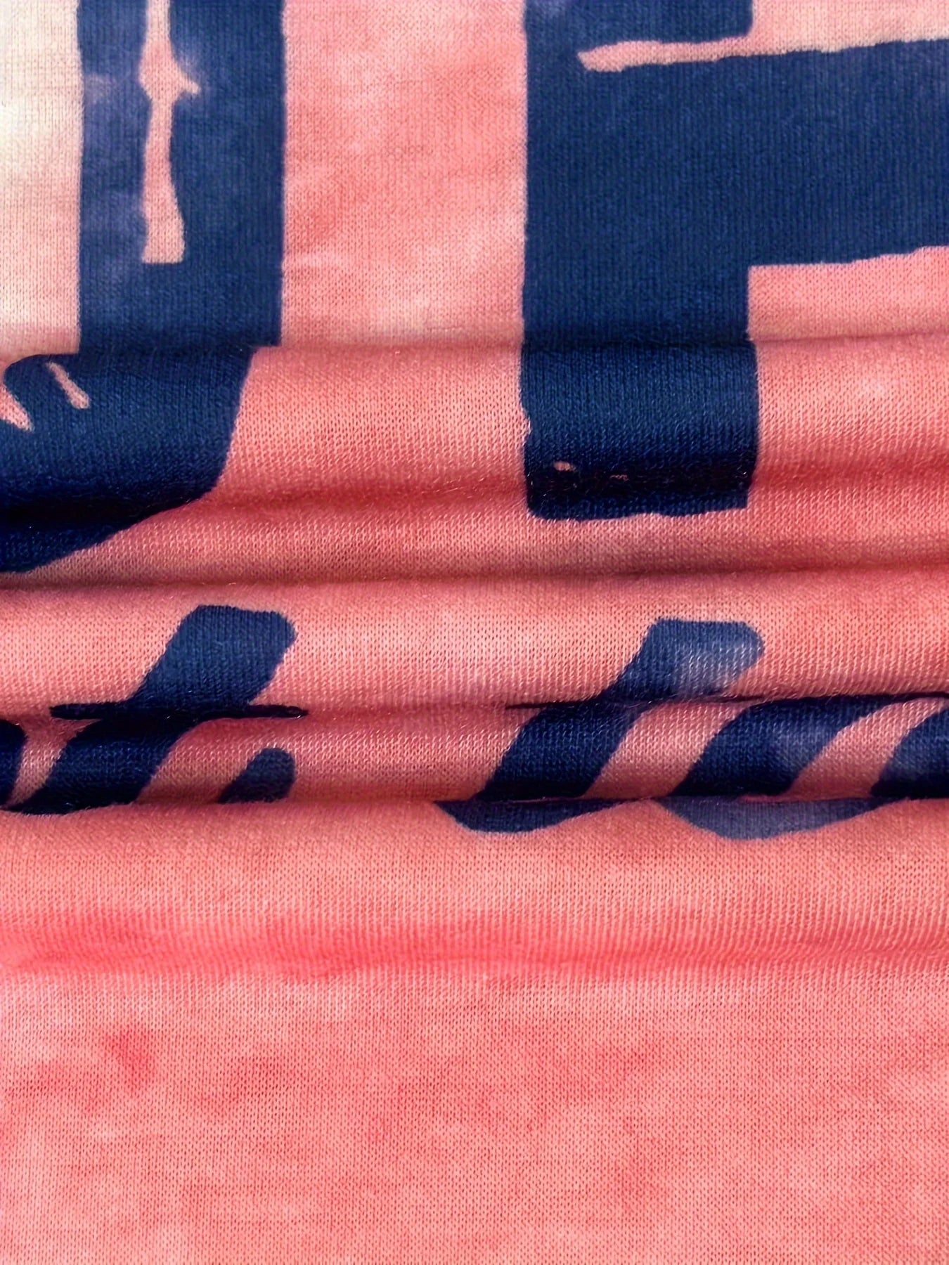 Plus Size Letter Print Top Colorblock Crew Neck Short Sleeve, O Neck, Leisure Time Ladies Tshirt Tops, Summer, 2024