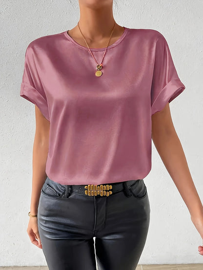 Women's plus size shirt summer chic elegant shirt casual women's fashionable shirt