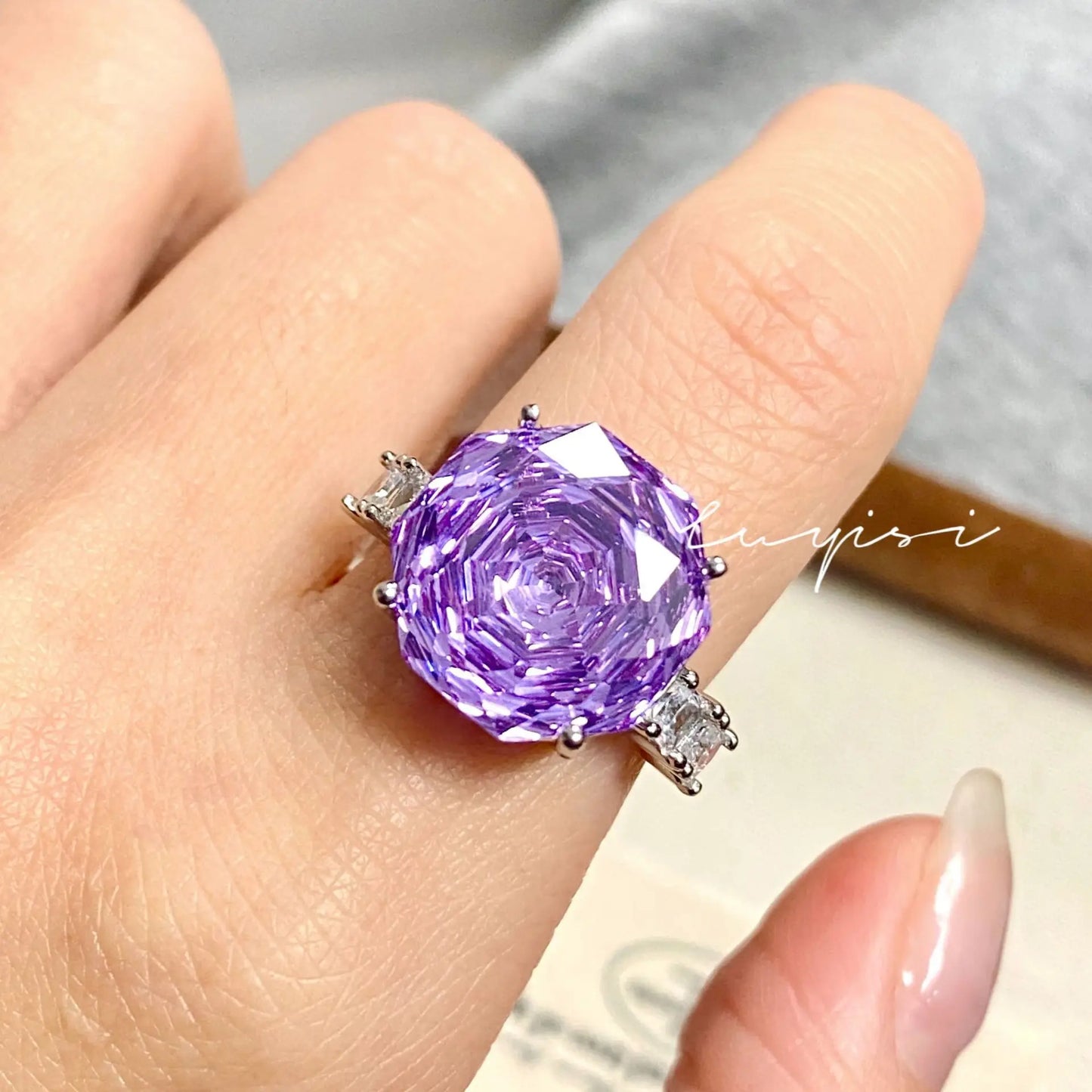 High Quality Rose Purple Pink Crystal Zircon Jewelry Set Necklace for Women Earrings Ring Bracelet Wedding Banquet Party Holiday Badiee Stylez