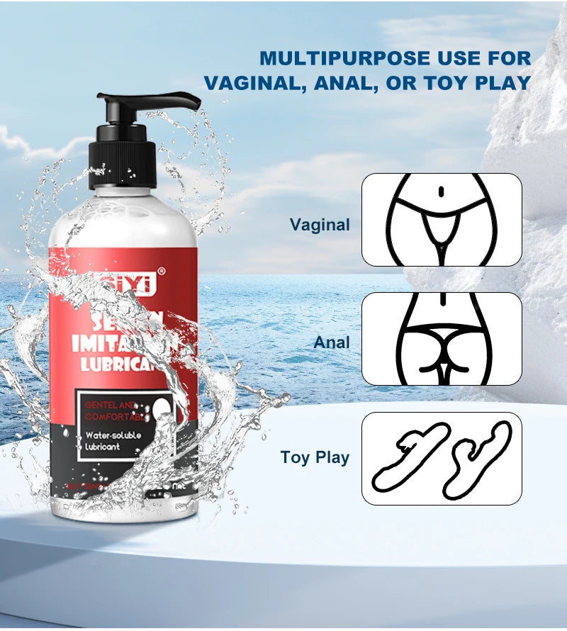 120ml/300ml Warming Water-Based Lubricant，Intimate Lube for Vaginal & Anal, Ideal for Toys and Couples Lubricant