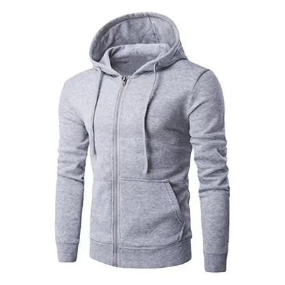Autumn Men Sweatshirts Long Sleeve Jacket Hoodie Zipper Closure Jacket Male Hoodies Sweatshirt Slim Fit Male Clothing Badiee Stylez
