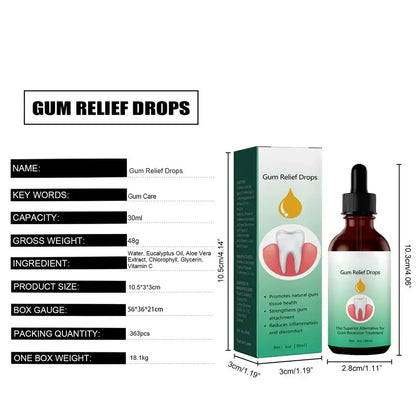 30ml Quickly Repair Of Cavities Caries Drops Serum Teeth Remove Yellow Plaque Stains Relieve Gums Decay Serum