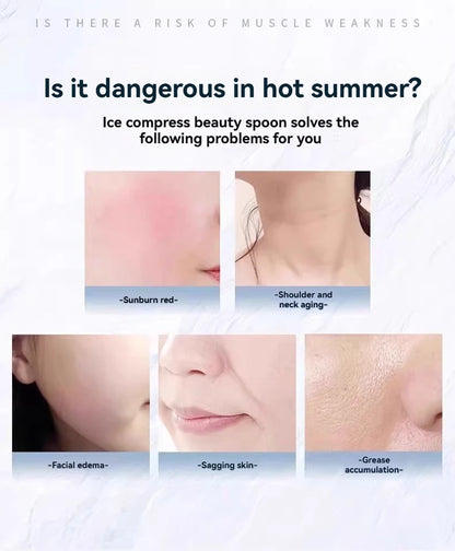 Ice Facial Roller Gua Sha Cryo Sticks Facial Skin Care Beauty Lifting Contouring Tools Reusable Ice Globe Balls Face Massagers