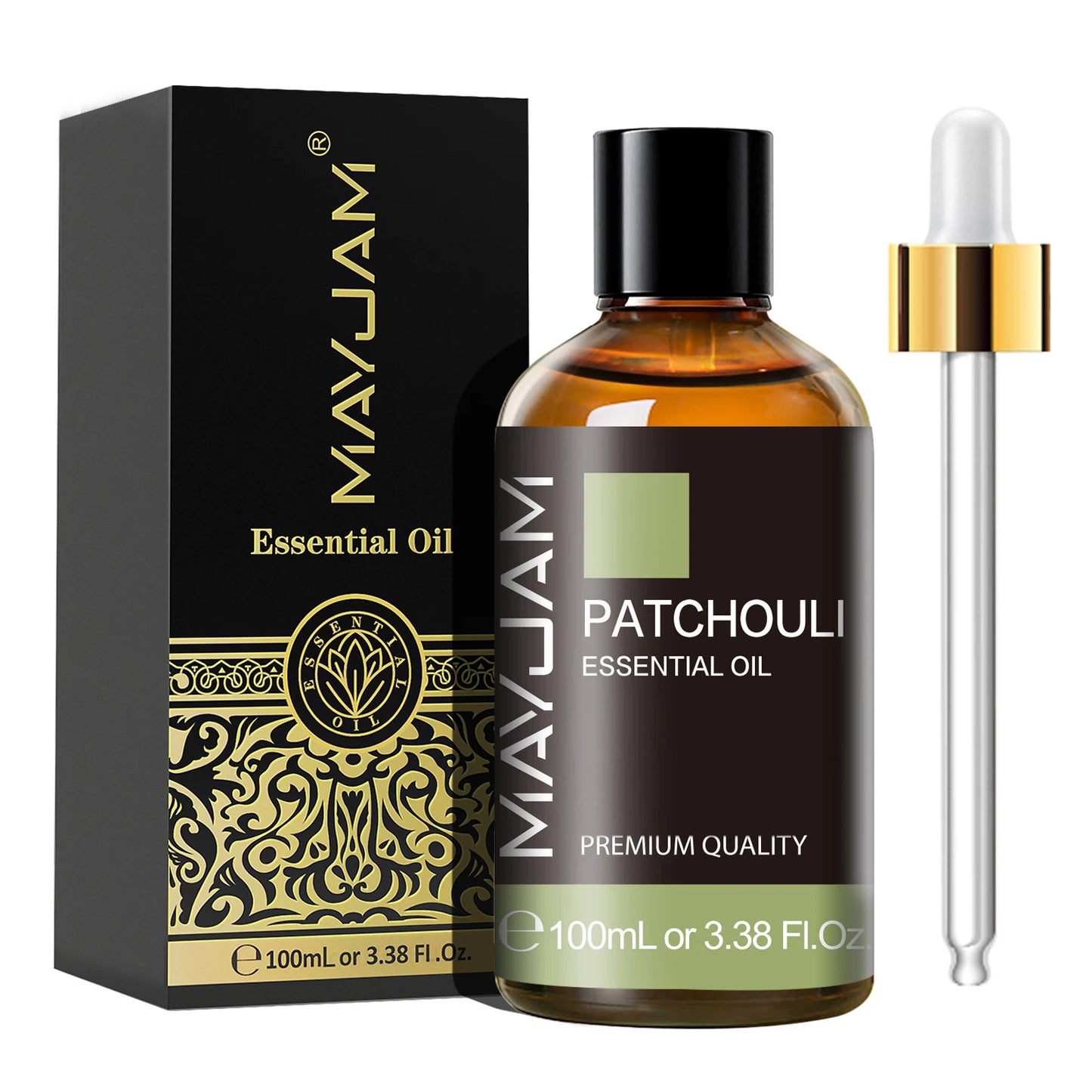 MAYJAM 1PCS 100ML Essential Oil with Dropper Sandalwood Lavender Eucalyptus Vanilla Aroma Oil For Humidifier Scent Candle Burner - Badiee Stylez
