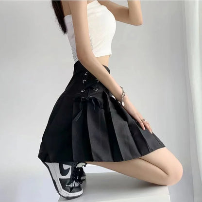 Fashion Clothes Women's College Style Short Skirt Versatile Chic Pleated Skirt High Waist Female Student Small Fresh Mini Skirt Badiee Stylez