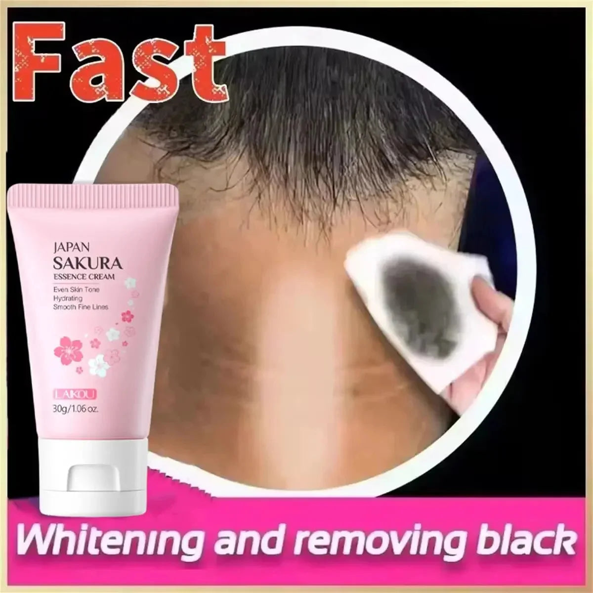 Whitening Cream Private Parts Underarm Bleaching Serum Whiten Butt Knee Brighten Inner Thigh Intimate Parts Dark Remove Melanin 1pcs-30g
