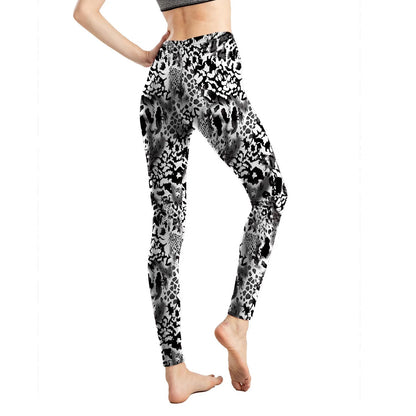 Sexy Leopard Leggings Animal Print Elastic Pants Snake Zebra Tights High Waist Legging Women Slim Workout Casual Trousers