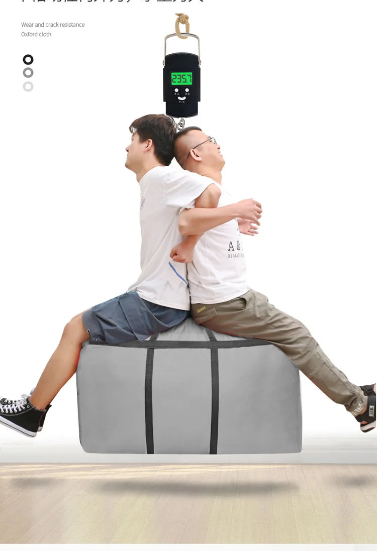 Extra Large Waterproof Moving Luggage Bags Laundry Shopping Bag foldable luggage travel bag Thin Oxford Cheap Quilt Organizer