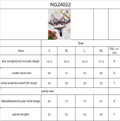 Lace Lingerie Ultra Sexy Underwear Women Set Sexy Adult Delicate Embroidery Intimate Underwear Transparent Bra Lingerie Sets