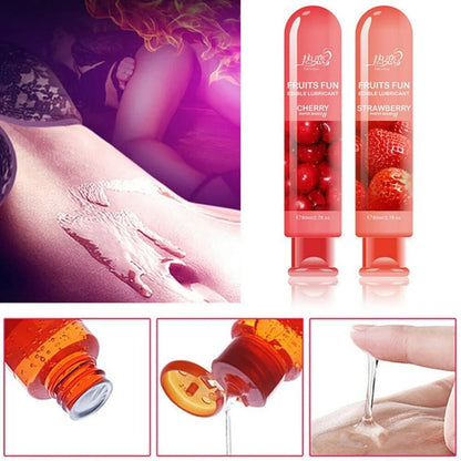 Lickable Lubricant Passionate Fruity Lubricant Water-Soluble Body Adult Sex Strong Wire Drawing Easy to USE