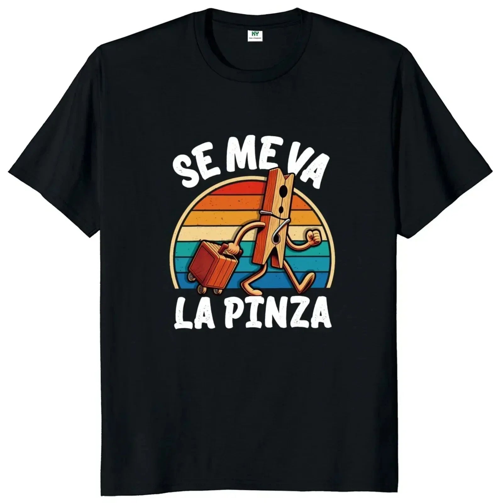 Se Me Va La Pinza T-shirt Fun Spanish Jokes Y2k Retro T-shirt Women's Soft Unisex Casual Top cute graphic t shirts