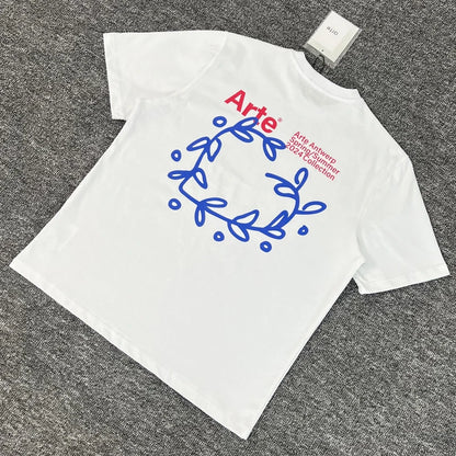 ARTE T-shirts Men Women Couples Streetwear High Quality Print Round Neck Short Sleeve Arte Top Tee One Day Shipped Out